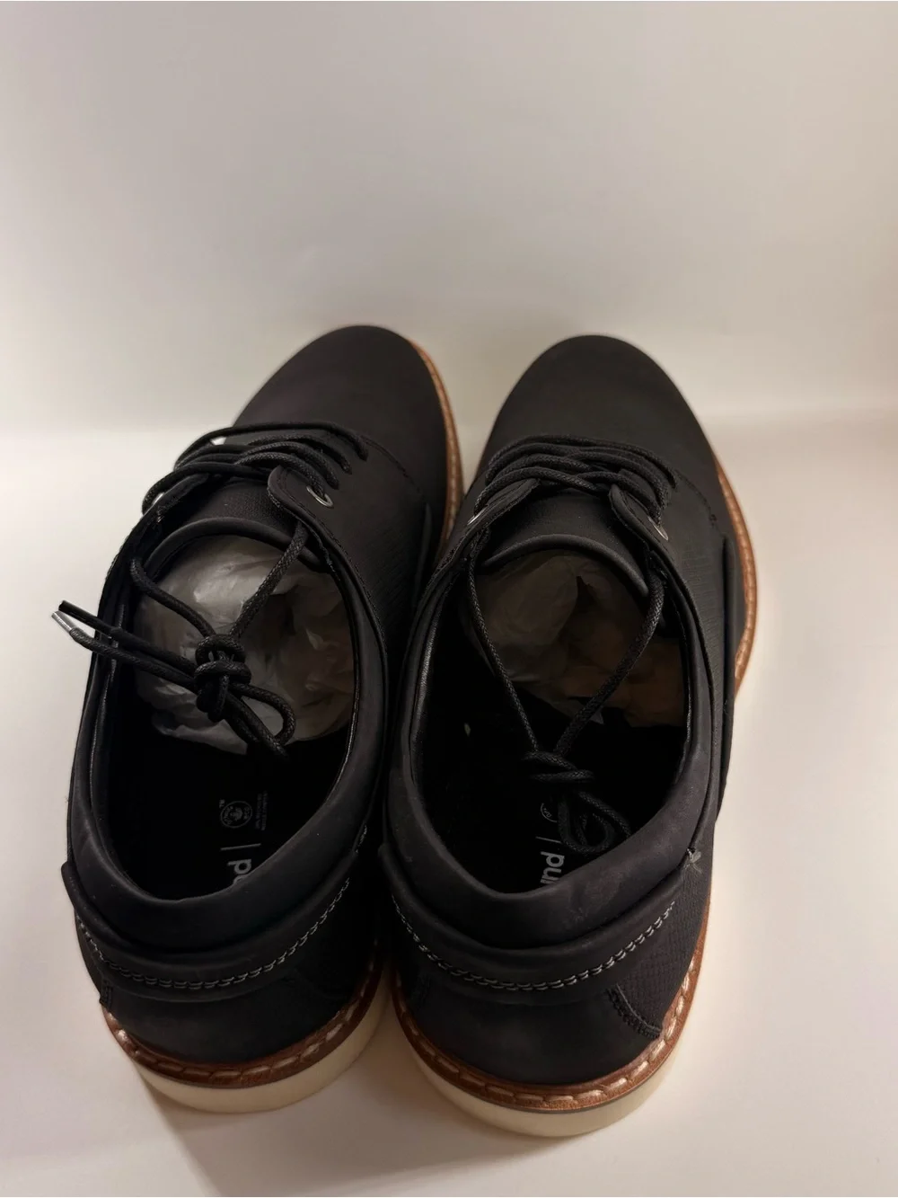 NIB Sz 9 Men Abound Mr. Scottie Black Lace-Up Shoes NEW